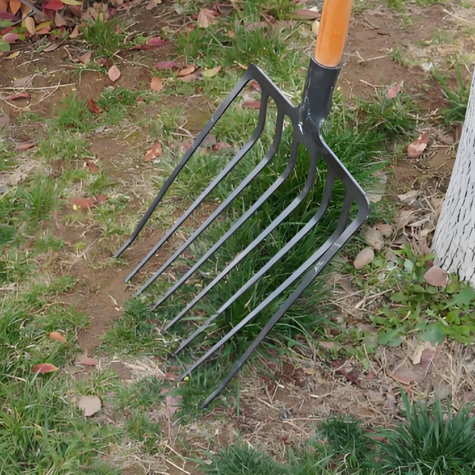 망간강철 농업용 포크, 고강도 정원용 도구, 다중 갈래 - Agriculture Gardening Farming 리뷰 및 가격