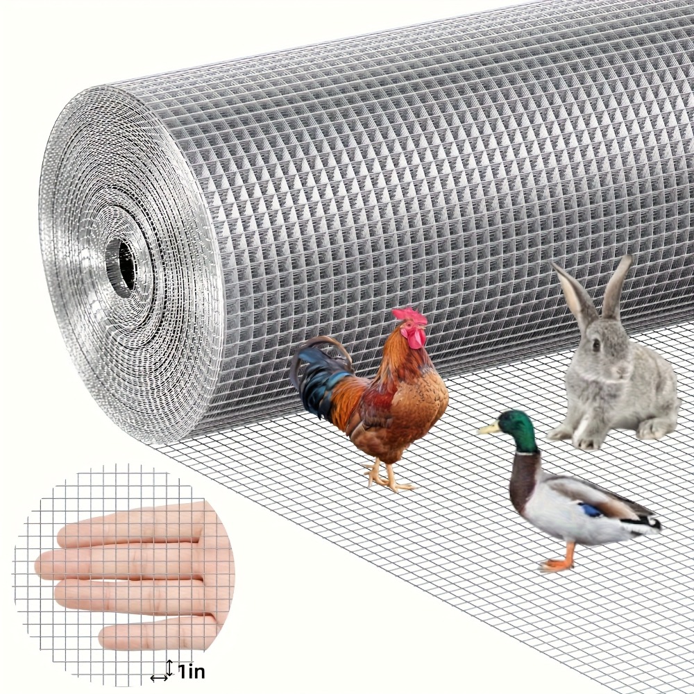 헤비 듀티 아연 도금 용접 철망 롤은 닭장, 새장, 정 - Rabbit Cage Wire 리뷰 및 가격